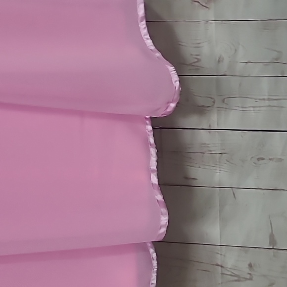 NWT GIRLS JONA MICHELLE PINK CHIFFON DRESS - Picture 2 of 7